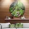 Designart - Deep Moss Forest in Ukraine' Landscape Metal Circle Wall Art